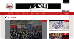 Desktop Screenshot of fetecsp.org.br